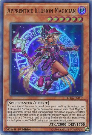 Apprentice Illusion Magician - LED6-EN007 - Super Rare 1st Edition Legendary Duelists: Magical Hero 1st Edition Singles