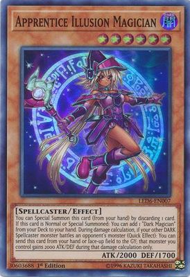 Apprentice Illusion Magician - LED6-EN007 - Super Rare 1st Edition Legendary Duelists: Magical Hero 1st Edition Singles