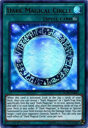 (Membresia) Dark Magical Circle - DUPO-EN051 - Ultra Rare 1st Edition Duel Power 1st Edition Singles *Espanol*