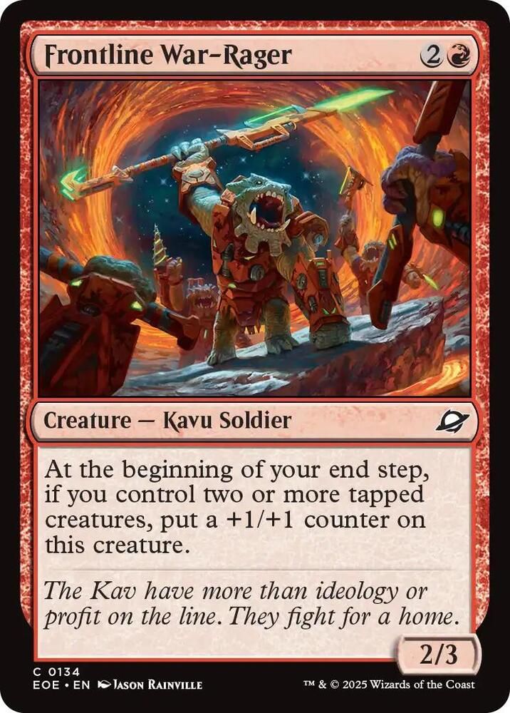 Frontline War-Rager - Edge of Eternities (EOE) Edge of Eternities