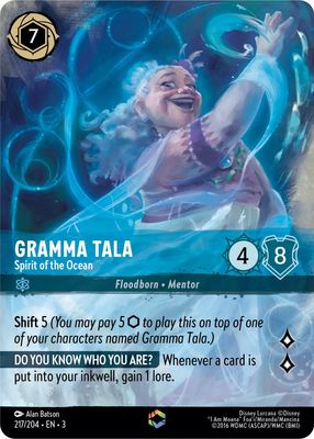 SJ Gramma Tala - Spirit of the Ocean (Enchanted) - Into the Inklands (3) Into the Inklands Foil