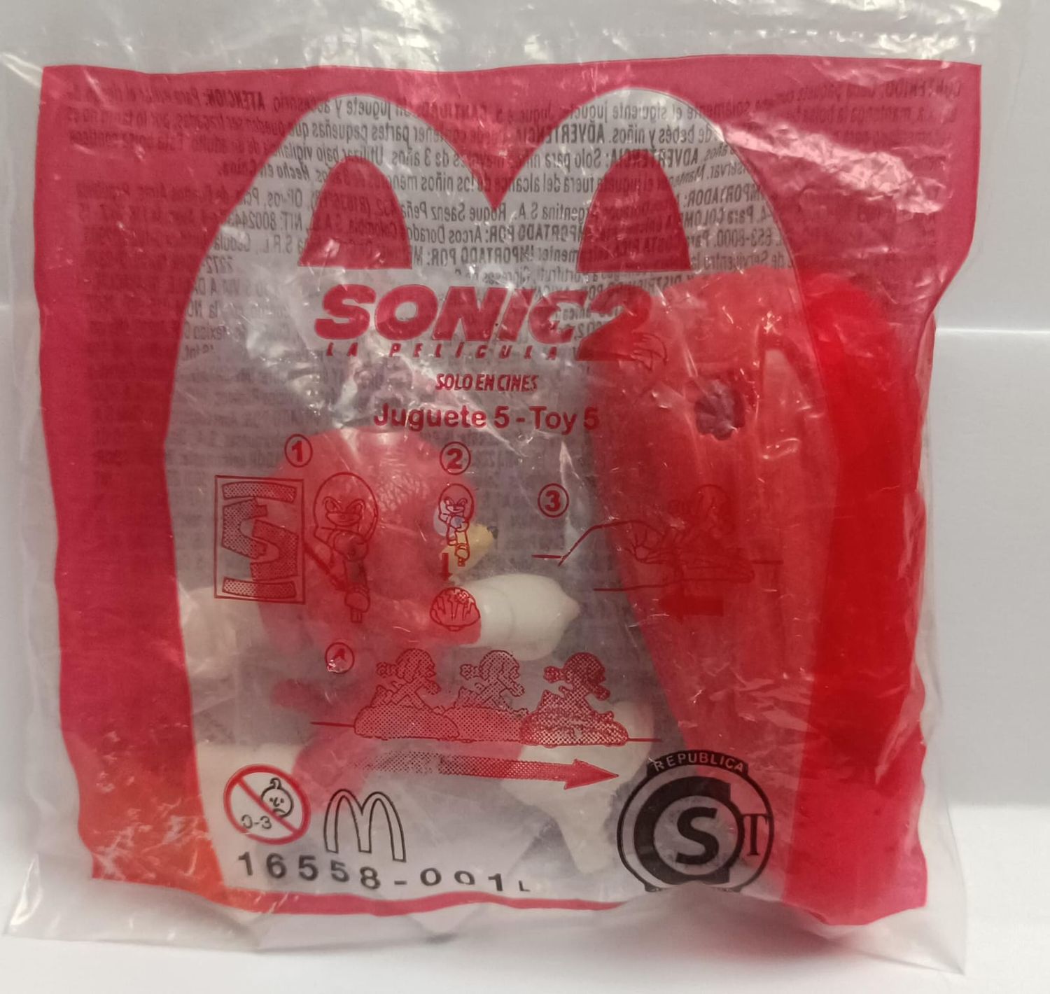 NELA-q, Sonic the Hedgehog Knuckles the Echidna Cajita Feliz de McDonald&#39;s