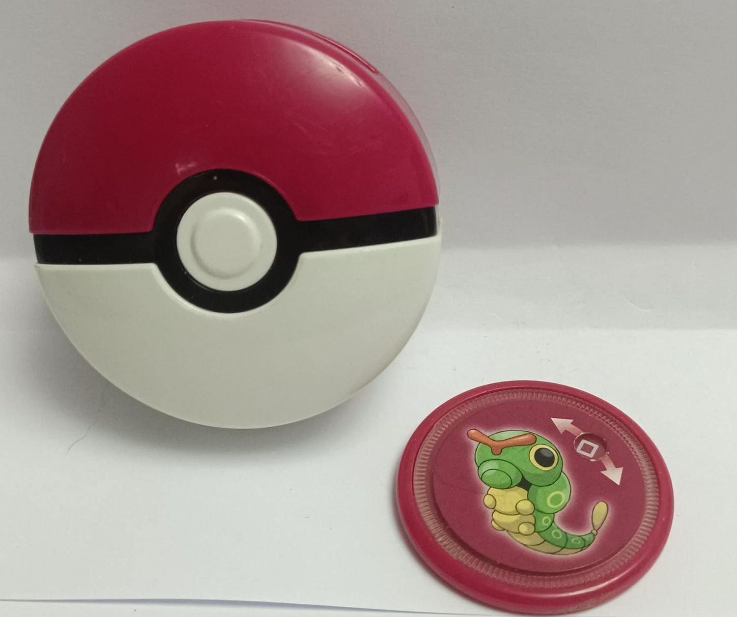 NELA-q, Pokémon Pokeball Disc Shooter, Rojo (2019) McDonald&#39;s Nintendo