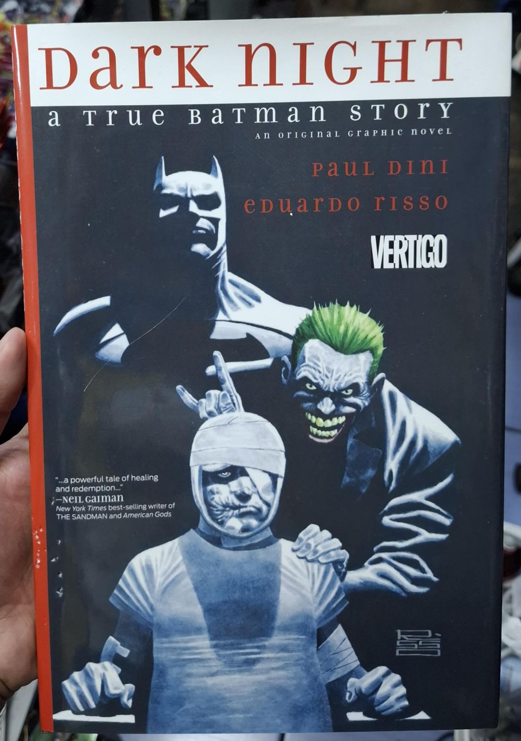 SJ (Membresia) Batman Comic Dark Knight A True Batman Story Tapa Dura TP Vertigo Comics Ingles (Danado)