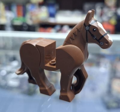 SH Lego Figura Caballo Cafe