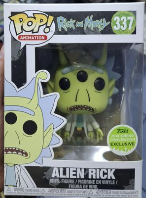 SJ Alien Morty Figura Funko Pop Rick and Morty Figura 2018 Spring Convention