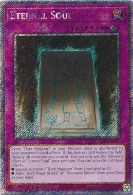 (Membresia) Eternal Soul - RA04-EN247 - Platinum Secret Rare 1st Edition Quarter Century Stampede 1st Edition Singles