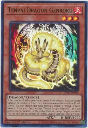 Tenpai Dragon Genroku - INFO-EN019 - Ultra Rare 1st Edition The Infinite Forbidden 1st Edition Singles