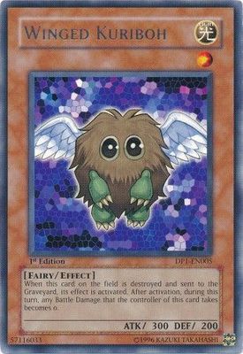 Winged Kuriboh - DP1-EN005 - Rare 1st Edition Duelist Pack: Jaden Yuki 1 1st Edition Singles