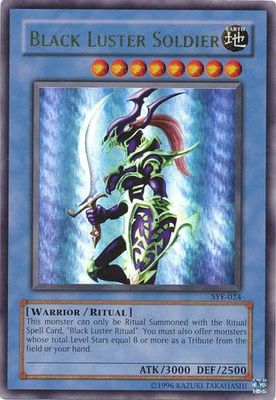 SJ Black Luster Soldier - SYE-024 - Ultra Rare Unlimited Starter Deck: Yugi Evolution [SYE] Unlimited Singles