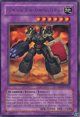 Elemental Hero Rampart Blaster - DP1-EN012 - Rare Unlimited Duelist Pack: Jaden Yuki 1 Unlimited Singles