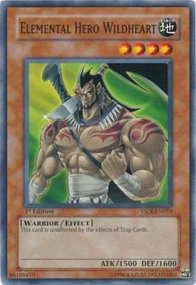 Elemental Hero Wildheart - YSDJ-EN019 - Common 1st Edition Starter Deck: Jaden Yuki [YSDJ] 1st Edition Singles