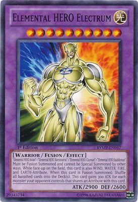 Elemental Hero Electrum - RYMP-EN017 - Common 1st Edition Ra Yellow Mega Pack 1st Edition Singles