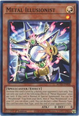 Metal Illusionist - ROTA-EN008 - Super Rare 1st Edition Rage of the Abyss 1st Edition Singles