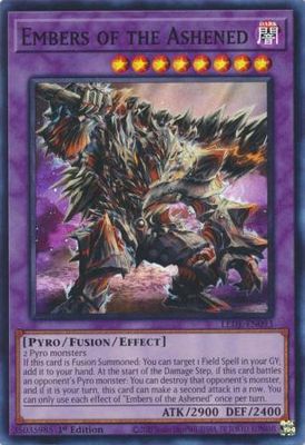 Embers of the Ashened - LEDE-EN093 - Super Rare 1st Edition Legacy of Destruction [LEDE] 1st Edition Singles