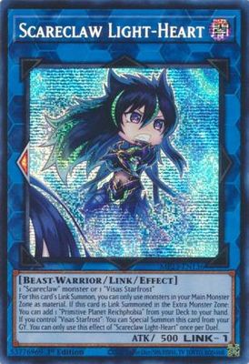 Scareclaw Light-Heart - MP23-EN136 - Prismatic Secret Rare 1st Edition Mega Tin 2023 Dueling Heroes Singles