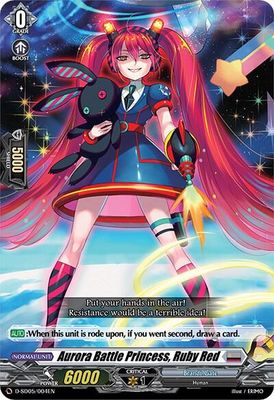 GA Aurora Battle Princess, Ruby Red - D-SD05: Tomari Seto -Aurora Valkyrie- (D-SD05) D-SD05: Tomari Seto -Aurora Valkyrie-