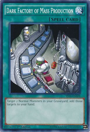 Dark Factory of Mass Production - YS14-EN029 - Common 1st Edition Starter Deck: Super Starter: Space-Time Showdown [YS14]