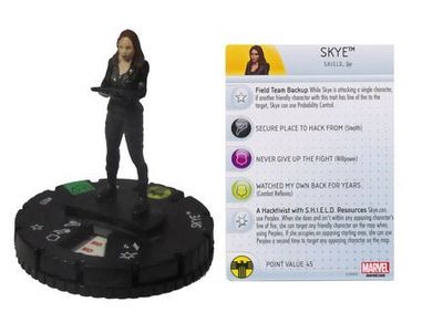 Skye #023 Nick Fury, Agent of S.H.I.E.L.D. Marvel Heroclix Marvel: Nick Fury, Agent of Shield Singles (Sin Tarjeta)