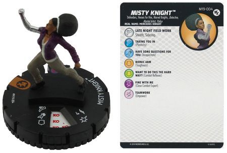 Misty Knight #M19-004 Wizkids Promo Marvel Heroclix Heroclix WizKids Promos *Sin Tarjeta*