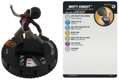 Misty Knight #M19-004 Wizkids Promo Marvel Heroclix Heroclix WizKids Promos *Sin Tarjeta*