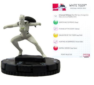 White Tiger #006 Age of Ultron Marvel Heroclix Marvel: Age of Ultron *Sin Tarjeta*