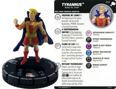 Tyrannus #042 The Mighty Thor Marvel Heroclix The Mighty Thor Singles *Sin Tarjeta*