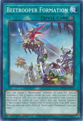 Beetrooper Formation - MP22-EN178 - Common 1st Edition 2022 Mega-Tin: Pharaoh&#39;s Gods 1st Edition Singles *Espanol*