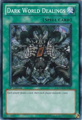 Dark World Dealings - SDGU-EN026 - Common 1st Edition Structure Deck: Gates of the Underworld 1st Edition Singles