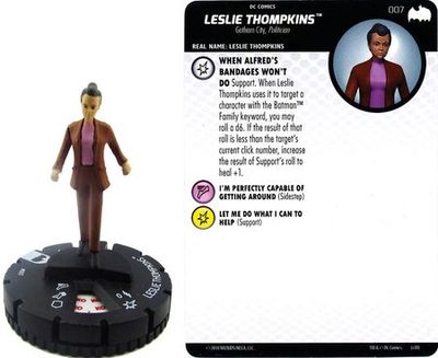 Leslie Thompkins #007 Batman The Animated Series DC Heroclix DC: Batman The Animated Series Singles *Sin Tarjeta*