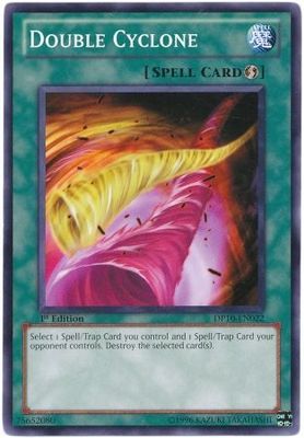 Double Cyclone - DP10-EN022 - Common 1st Edition Duelist Pack: Yusei 3 [DP10] 1st Edition Singles *Espanol*