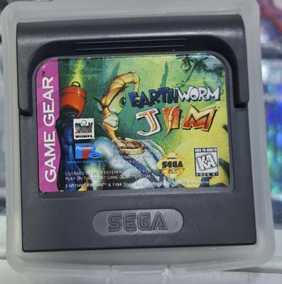 SH Earthworm Jim Sega Genesis Cartucho