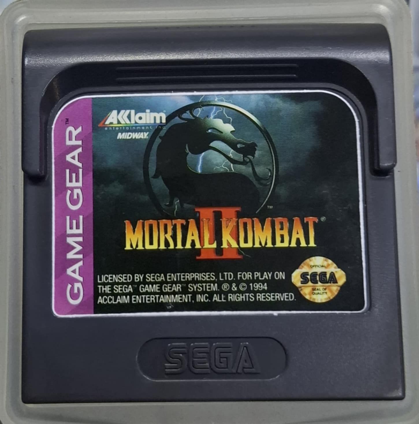 SH Mortal Kombat II Sega Game Gear Cartucho