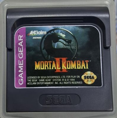 SH Mortal Kombat II Sega Game Gear Cartucho