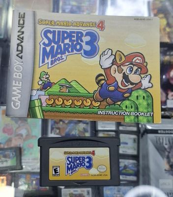 SH SUper Mario 3 Nintendo Game Boy Advance Con Manual