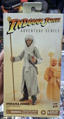 SJ Indiana Jones Figura Map Room Hasbro 6 Pulgadas