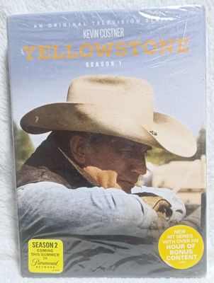 NELA-t, Yellowstone primera temporada de  Formato DVD  Subtitulos e Idioma en Ingles Sellado