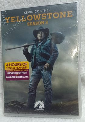NELA-t, Yellowstone Tercera Temporada de Formato DVD Subtitulos e Idioma en Ingles Sellado