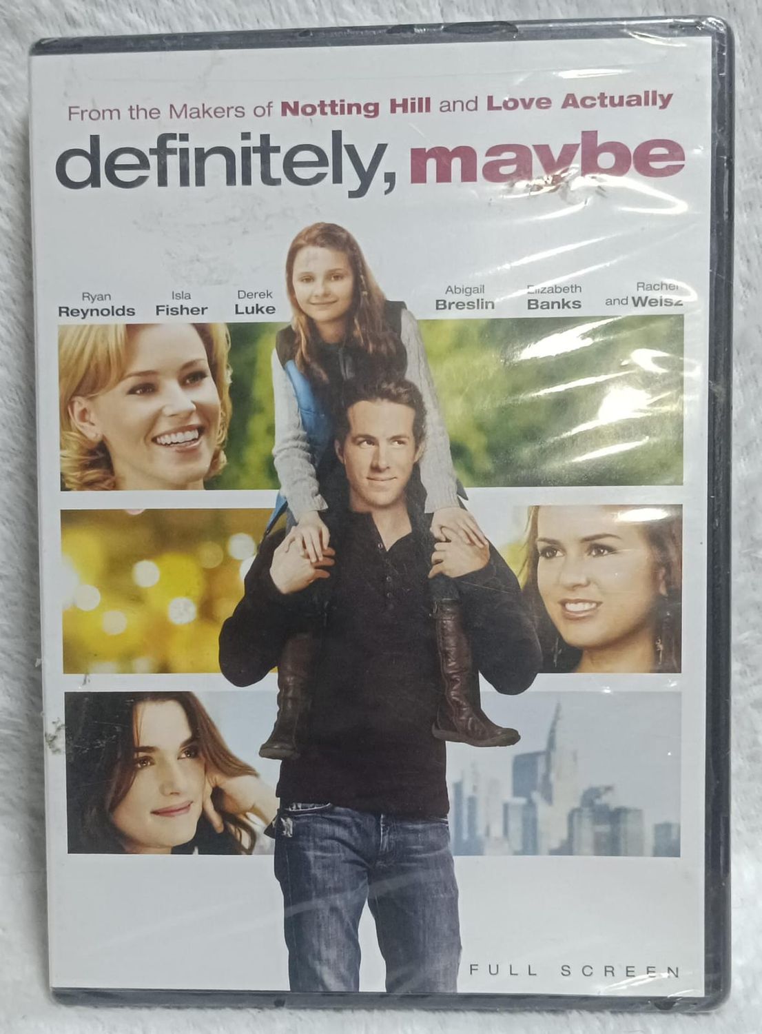 NELA-t,   Definitivamente, quizás&quot; (Definitely, Maybe) DVD de la película Idioma y Subtitulos en Espanol e Ingles.