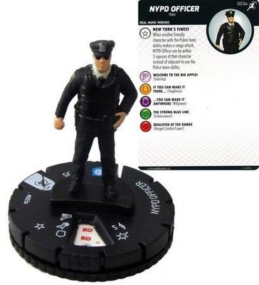 NYPD Officer #003a Superior Foes of Spider-Man Marvel Heroclix Marvel: The Superior Foes of Spider-Man Singles *Sin Tarjeta*
