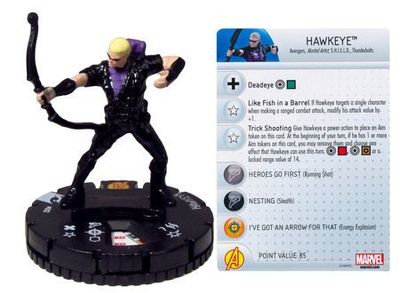 Hawkeye #002 Avengers Assemble Marvel Heroclix Marvel: Avengers Assemble Singles *Sin Tarjeta*