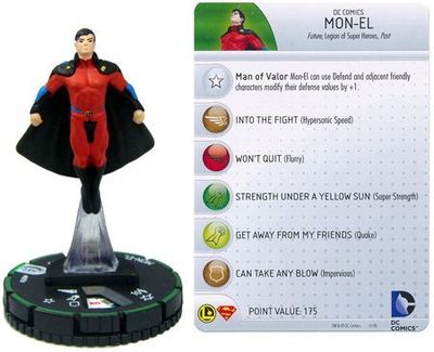 Mon-El #005b Superman: Legion of Super Heroes DC HeroClix Superman and the Legion of Super-Heroes Booster Set Singles *Sin Tarjeta*