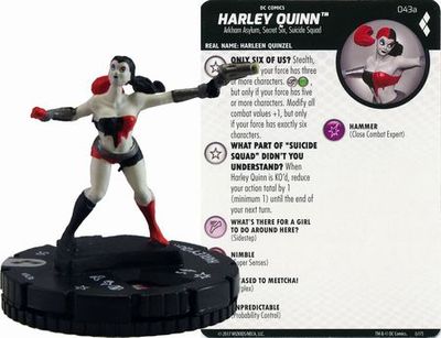 Harley Quinn #043a Harley Quinn and the Gotham Girls DC Heroclix DC: Harley Quinn and the Gotham Girls Singles *Sin Tarjeta*