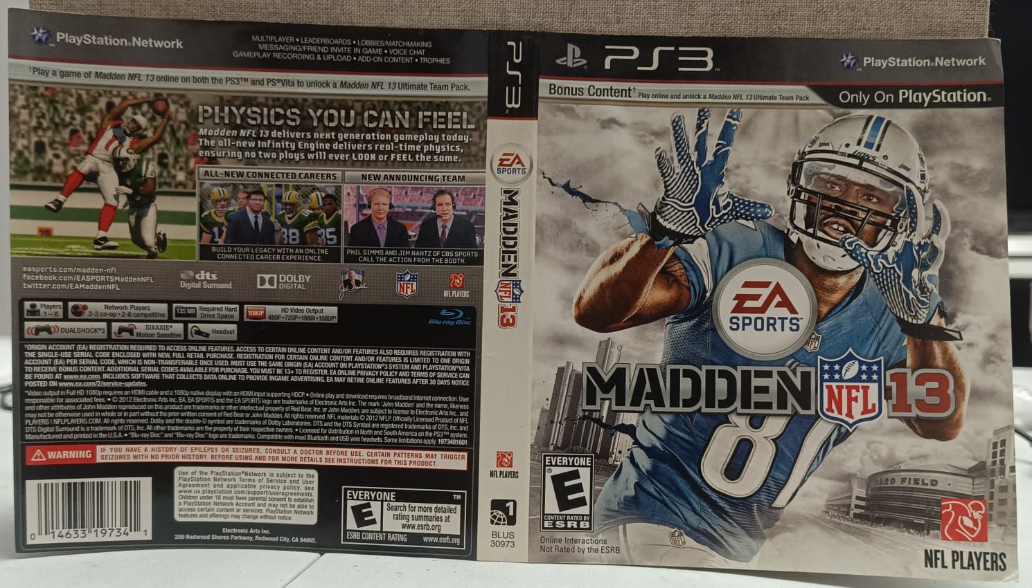 NELA-q, Madden FNL 13 Portada