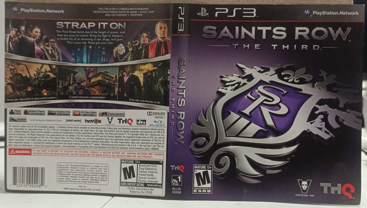 NELA-q, Saints Row The Third Portada