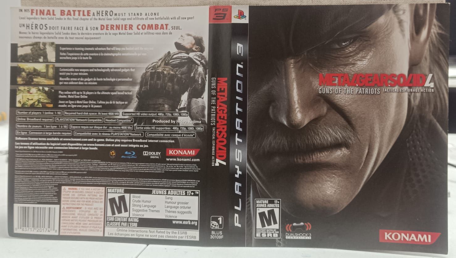 NELA-q, Metal Gears Solid 4  Portada