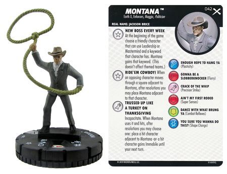 Montana #042 Earth X Marvel Heroclix Marvel: Earth X Singles *Sin Tarjeta*