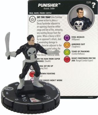 Punisher #028 15th Anniversary What if? Marvel Heroclix Marvel: 15th Anniversary What if? Singles *Sin Tarjeta*