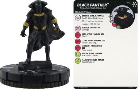 Black Panther #002 Avengers Infinity Marvel Heroclix Marvel: Avengers Infinity Singles *Sin Tarjeta*
