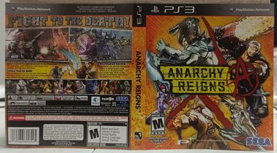 NELA-q, Anarchy Reigns Portada